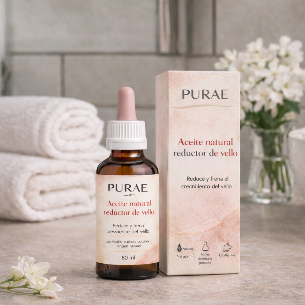 Purae™ | Aceite natural reductor de vello