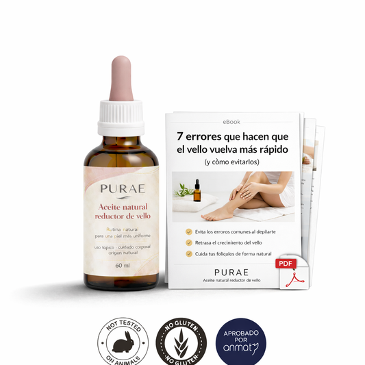 Purae™ | Aceite natural reductor de vello