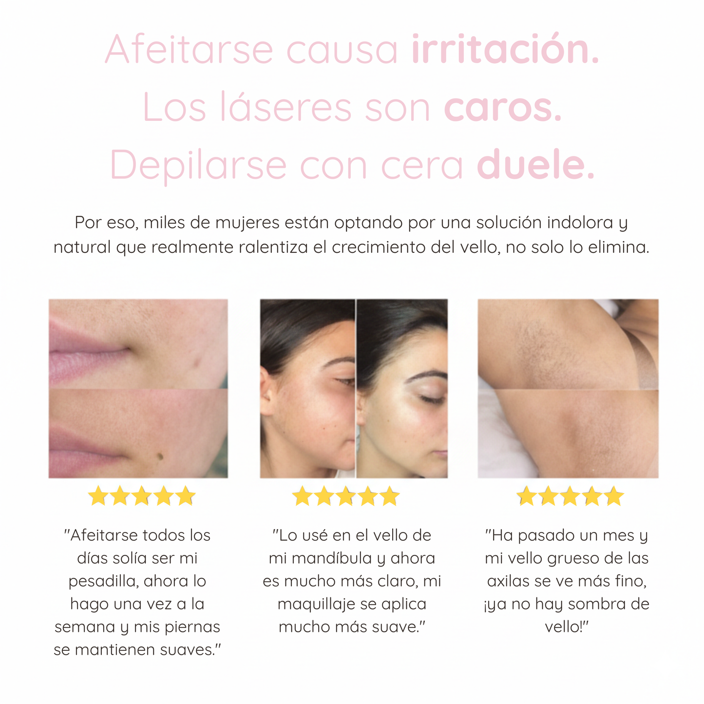 Purae™ | Aceite natural reductor de vello