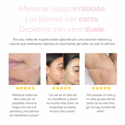 Purae™ | Aceite natural reductor de vello